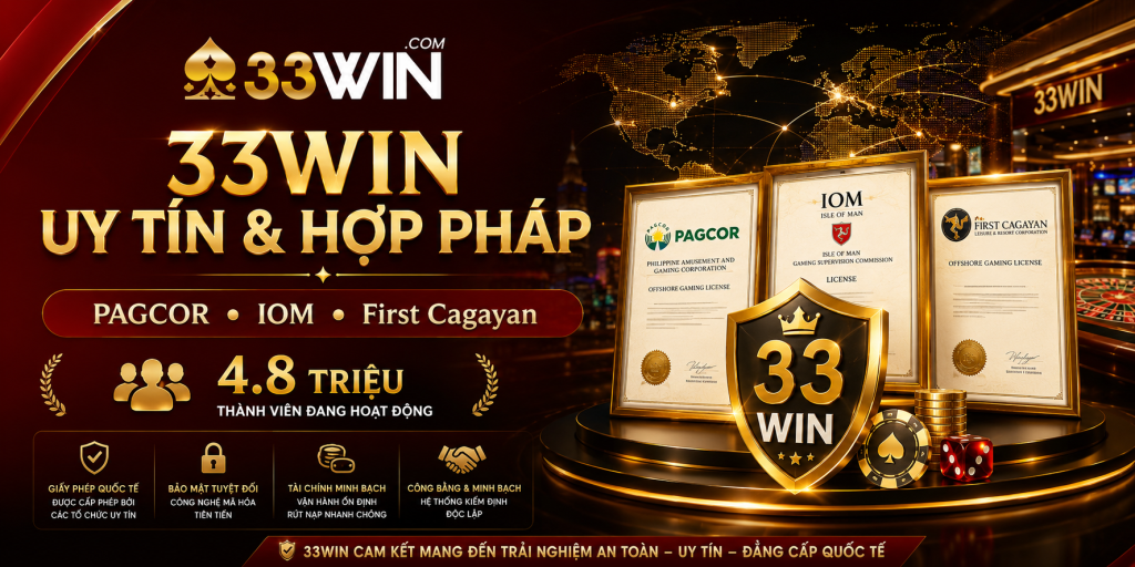 Trang Chủ 33WIN – Link 3333win.kim Chính Thức – Tải APP Miễn Phí 11 Cơ sở pháp lý giúp trang chủ 33WIN hoạt động minh bạch