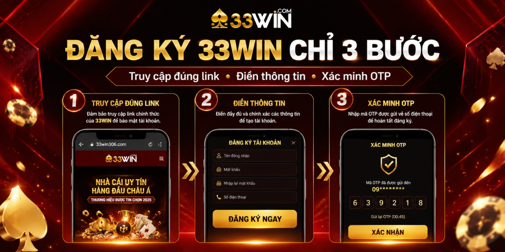 Trang Chủ 33WIN – Link 3333win.kim Chính Thức – Tải APP Miễn Phí 14 Quy trình mở tài khoản và tham gia 33 WIN