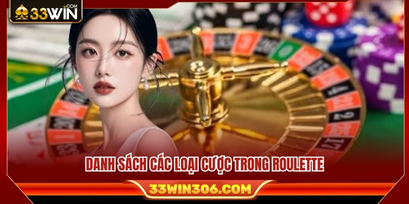 Những hình thức đặt cược hay gặp trong Roulette 