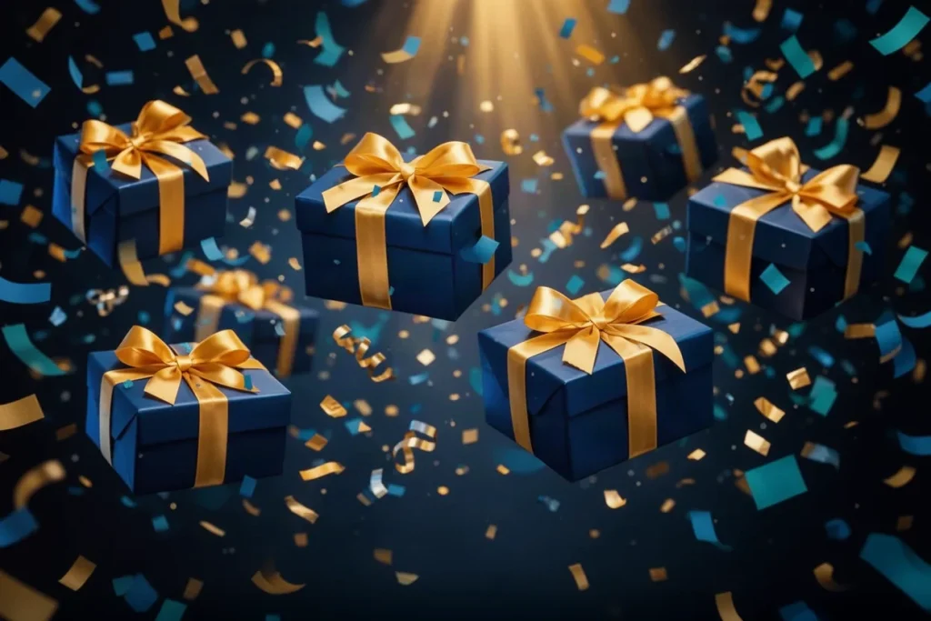 Ảnh minh hoạ pháo giấy vàng cho mục tổng quan khuyến mãi 33WIN