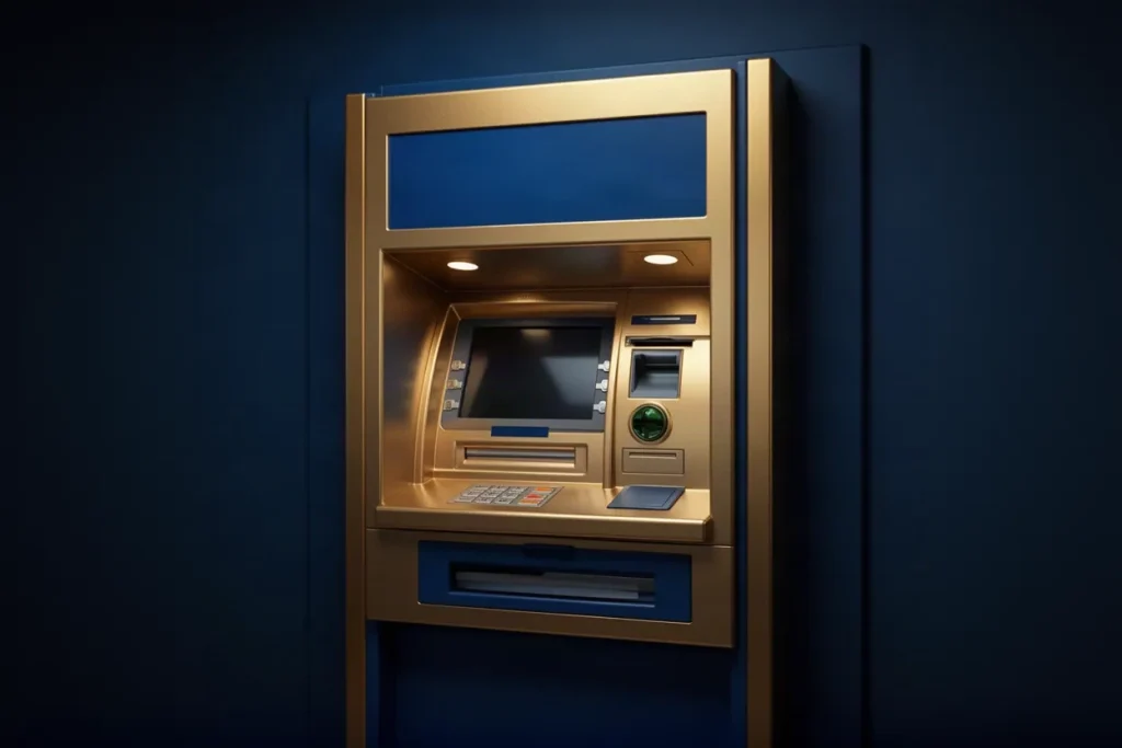Ảnh minh hoạ cây ATM cho mục rút tiền hướng dẫn 33WIN